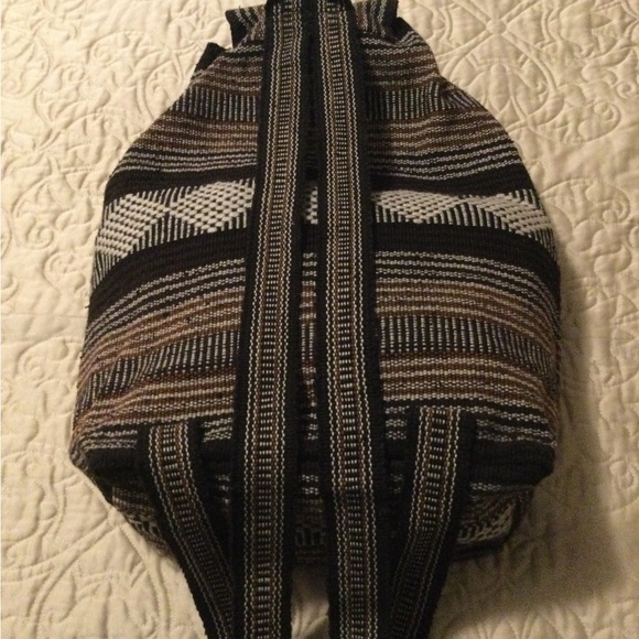 New- Bohemian Woven Backpack - Picture 2 of 6
